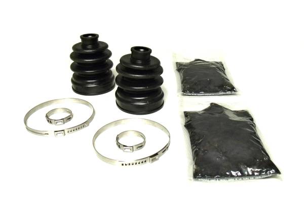 ATV Parts Connection - CV Boot Kits for Suzuki King Quad Master Quad Runner Inner & Outer Front Optimal Flexibility Quality Grease All Weather Neoprene Complete Kit ATVPC