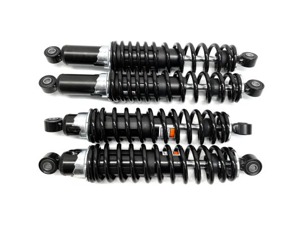 ATV Parts Connection - Precision Full Shock Set for Honda Foreman 400 1995-2003 4x4 TRX400FW Front & Rear Quality Tested Smooth Ride Gas-Charged Anti-Foam Anti-Shear ATVPC