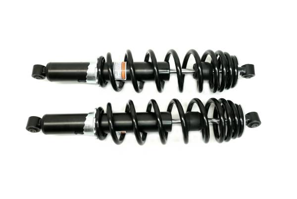 Monster Axles - Monster Performance Front Shocks for Can-Am 706202602 Left & Right Monotube Dual Rate Responsive Handling Optimal Damping Quality Tested Gas-charged Anti-foam Anti-shear Adjustable