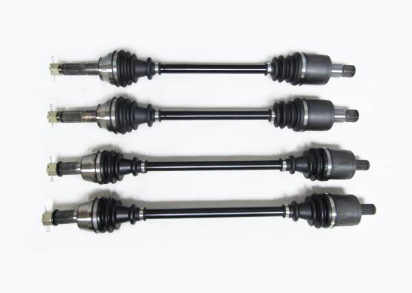 ATV Parts Connection - Precision Full CV Axle Set for Polaris 1332637 1332883 Front & Rear Quality Tested Heat-Treated 4140 Chromoly Steel Exact Fit ATVPC