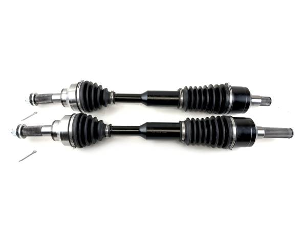 MONSTER AXLES - Monster XP Series Rear CV Axles for Kawasaki 59266-0049 59266-0050 Mule PRO Left & Right Telescoping Built Tough 4340 Chromoly Steel Direct Fit Factory Length with 4" of Travel