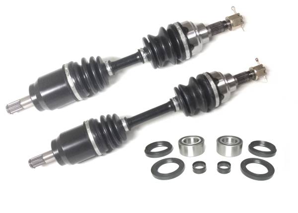 ATV Parts Connection - Precision Front CV Axles & Bearing Kits for Honda Foreman 450 1998-2004 Left & Right Quality Tested Heat-Treated 4140 Chromoly Steel Exact Fit ATVPC