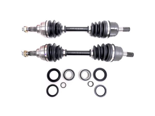 ATV Parts Connection - Precision Front CV Axles & Bearing Kits for Honda FourTrax 300 1993-2000 4x4 Left & Right Quality Tested Heat-Treated 4140 Chromoly Steel Exact Fit ATVPC