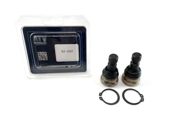 ATV Parts Connection - Precision Ball Joints for Polaris 7710533 7081263 7081991 Upper or Lower Corrosion Resistant Low-Friction Pre-Greased Exact Fit Set of 2 ATVPC
