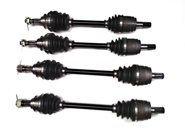 ATV Parts Connection - Precision Full CV Axle Set for Honda 44350-HN8-A43 44250-HN8-A43 42250-HN8-003 Front & Rear Quality Tested Heat-Treated 4140 Chromoly Steel Exact Fit ATVPC