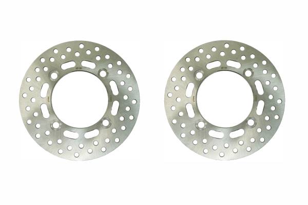 ATV Parts Connection - Performance Front Brake Rotors for Suzuki 59211-31G20 Left & Right Optimal Braking Quality Tested Quiet Operation Precision Balanced Set of 2 ATVPC