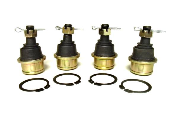 ATV Parts Connection - Precision Full Ball Joint Set for Honda FourTrax 300 1993-2000 Foreman 400 1995-2003 Upper & Lower Set of 4 Exact Fit Corrosion Resistant Low-Friction Pre-Greased ATVPC