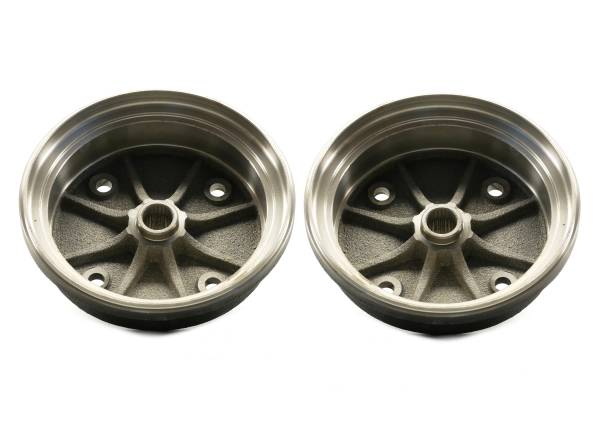 ATV Parts Connection - Front Brake Drums for Kawasaki 41038-0034 Left & Right Mule 3000 3010 4000 4010 KAF620 KAF950 Smooth Stopping Quality Tested Quiet Operation Balanced Fade Resistant Set of 2 ATVPC