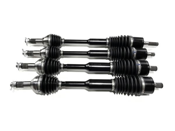 MONSTER AXLES - Monster XP Series Full CV Axle Set for Can-Am 705401801 705401802 705502406 Front & Rear Telescoping Built Tough 4340 Chromoly Steel Direct Fit Factory Length with 4" of Travel