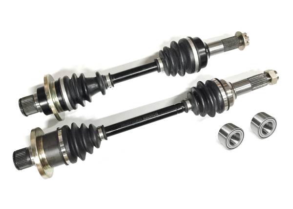 ATV Parts Connection - Precision Rear CV Axles & Bearings for Yamaha Grizzly 660 2003-2008 Left & Right Quality Tested Heat-Treated 4140 Chromoly Steel Exact Fit ATVPC