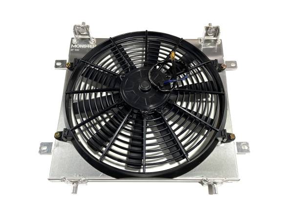 MONSTER AXLES - Monster Performance Radiator Fan for Polaris 2411816 Optimal Airflow Consistent Performance Long-Life Motor Quiet Operation Balanced Blades Corrosion Resistant