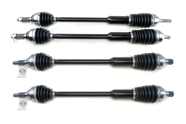 MONSTER AXLES - Monster XP Series Full CV Axle Set for Can-Am 705401829 705401830 705502362 Telescoping Built Tough 4340 Chromoly Direct Fit Factory Length with 4" of Travel