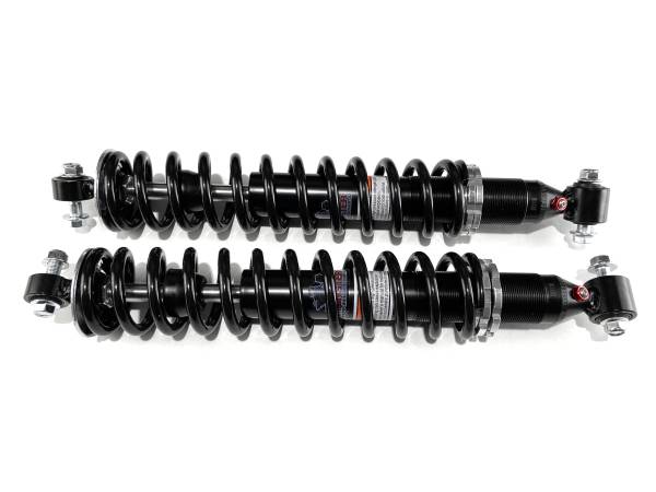 MONSTER AXLES - Monster Performance Front Monotube Shocks for Honda TRX400EX 2005-2007 Left & Right Linear Rate Responsive Handling Optimal Damping Quality Tested Gas-charged Anti-foam Anti-shear Adjustable