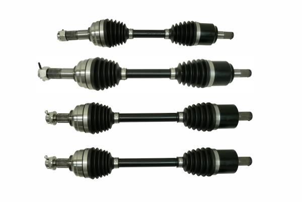 ATV Parts Connection - Precision Full CV Axle Set for Honda Rubicon 520 2020-2024 TRX520 FA5 FA6 FA7 FM6 Front & Rear Quality Tested Heat-Treated 4140 Chromoly Steel Exact Fit ATVPC