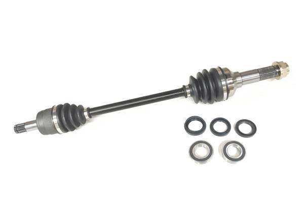 ATV Parts Connection - Precision Front Left CV Axle & Bearing Kit for Yamaha Rhino 450 & 660 2004-2009 Quality Tested Heat-Treated 4140 Chromoly Steel Exact Fit ATVPC