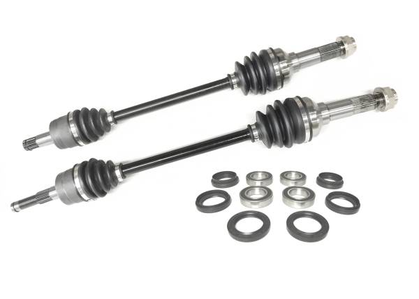 ATV Parts Connection - Precision Front CV Axles & Bearing Kits for Yamaha Rhino 450 & 660 2004-2009 Left & Right Quality Tested Heat-Treated 4140 Chromoly Steel Exact Fit ATVPC