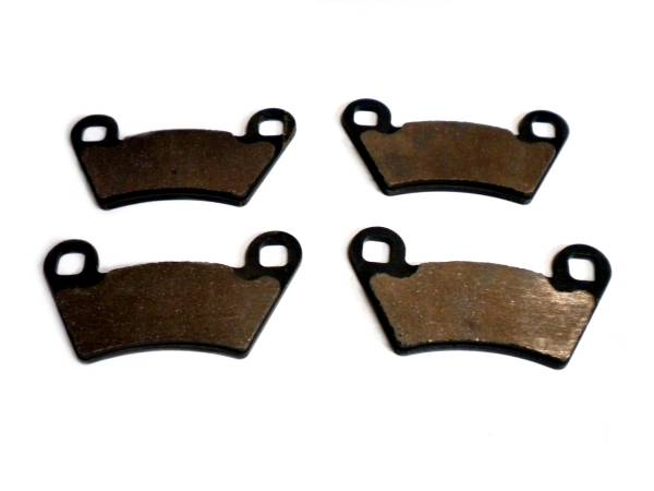 MONSTER AXLES - Monster Performance Rear Brake Pad Set for Polaris 2202413 Left & Right Quiet Braking Low-Dust All-Weather Quality Tested