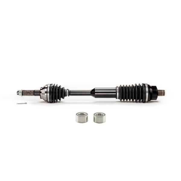 MONSTER AXLES - Monster XP Series Rear CV Axle & Brgs for Polaris 1332814 Ranger 500 800 Telescoping Built Tough 4340 Chromoly Steel Direct Fit Factory Length with 4" of Travel