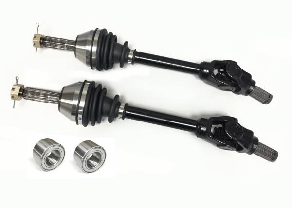 ATV Parts Connection - Precision Front CV Axles & Brgs for Polaris 1380153 Left & Right Quality Tested Heat-Treated 4140 Chromoly Steel Exact Fit ATVPC