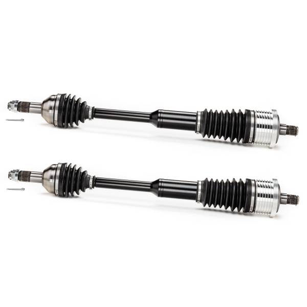 Monster Axles - Monster XP Series Rear CV Axles for Can-Am 705502412 Left & Right Telescoping Built Tough 4340 Chromoly Steel Direct Fit Factory Length with 4" of Travel