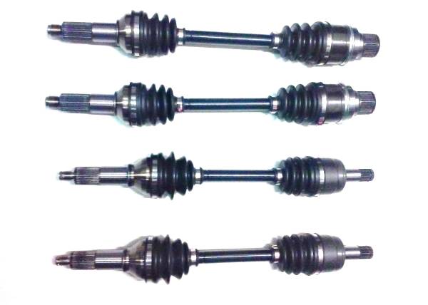 ATV Parts Connection - Precision Full CV Axle Set for Yamaha Kodiak 400 2005-2006 & Grizzly 350 400 2007-2011 Front & Rear Quality Tested Heat-Treated 4140 Chromoly Steel Exact Fit ATVPC