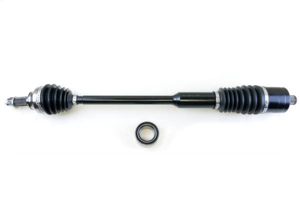 MONSTER AXLES - Monster XP Series Rear CV Axle & Brg for Polaris 1334060 RZR XP XP4 Turbo S Telescoping Built Tough 4340 Chromoly Steel Direct Fit Factory Length with 4" of Travel