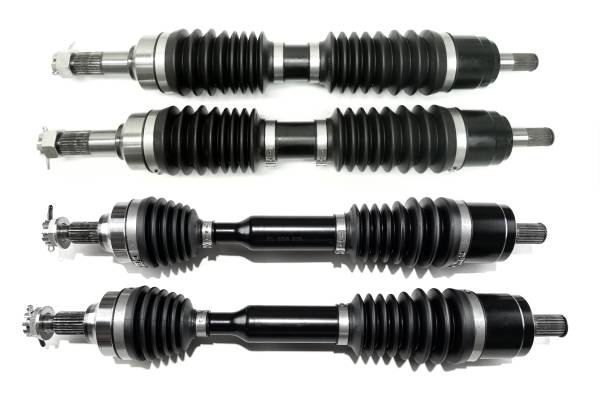 MONSTER AXLES - Monster XP Series Full CV Axle Set for Honda 44350-HR4-A22 44250-HR4-A22 42250-HR6-A62 Telescoping Built Tough 4340 Chromoly Steel Direct Fit Factory Length with 4" of Travel