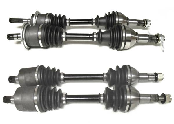 ATV Parts Connection - Precision Full CV Axle Set for Can-Am 705401703 705401704 705501485 705501486 Front & Rear Quality Tested Heat-Treated 4140 Chromoly Steel Exact Fit ATVPC