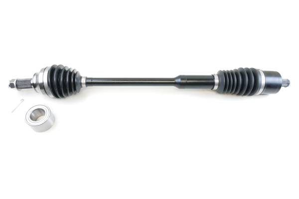MONSTER AXLES - Monster XP Series Front CV Axle & Brg for Polaris 1334491 RZR XP XP4 1000 2017 2018 2019 Telescoping Built Tough 4340 Chromoly Steel Direct Fit Factory Length with 4" of Travel
