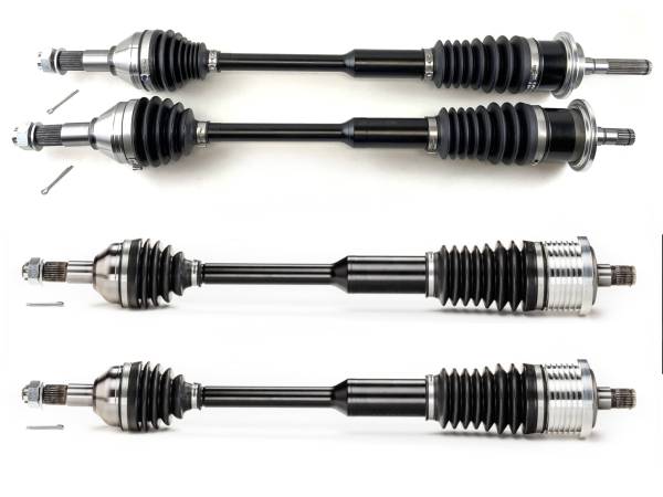 MONSTER AXLES - Monster XP Series Full CV Axle Set for Can-Am 705401387 705401878 705502356 Telescoping Built Tough 4340 Chromoly Steel Direct Fit Factory Length with 4" of Travel