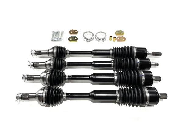 MONSTER AXLES - Monster Full CV Axle Set with High Lifter 2" Lift Kit for Can-Am 705401801 705401802 705502406 Telescoping Precision Machined Exact Fit Factory Length with 4" of Travel