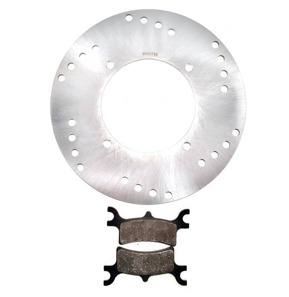 ATV Parts Connection - Rear Brake Rotor & Pads for Polaris 5244635
