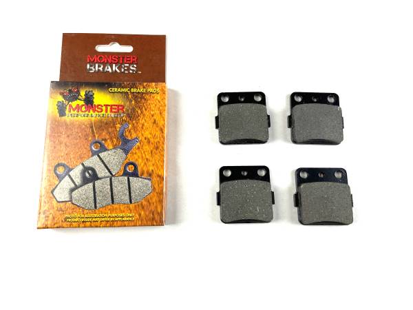 Monster Axles - Monster Front Brake Pads for Kawasaki 43082-1066 43082-1201 Set of 2