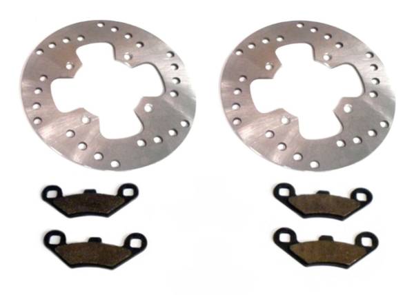 ATV Parts Connection - Front Brake Rotors & Pads for Polaris 5243675 5240035