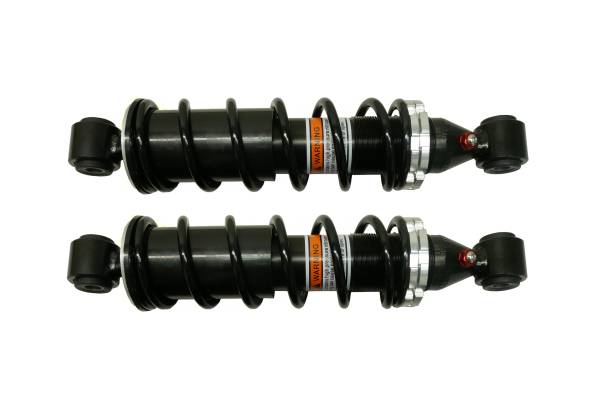 MONSTER AXLES - Monster Rear Shocks for Kawasaki Diesel Mule 2510 3010 4010 2000-2013 Red