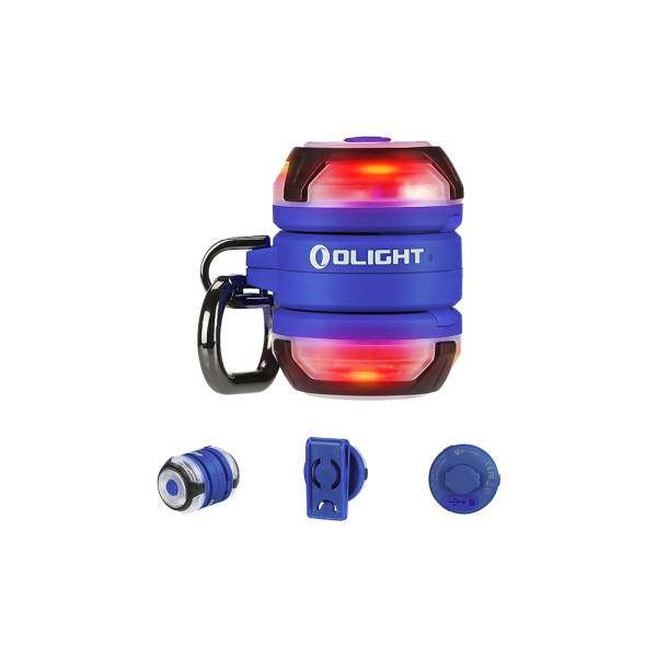 Olight - Gober 2 Smart Signal Light One Switch Control Rechargeable USB-C Charging Port 6 Color Settings Group Activities Pet Tracking Safety