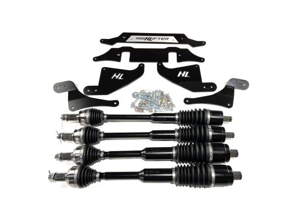 MONSTER AXLES - Monster CV Axle Set with 2" Lift Kit for Polaris RZR S 900 RZR S 1000