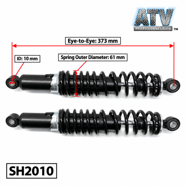 ATV Parts Connection - Rear Shocks for Honda Foreman 400 4x4 1995-2003