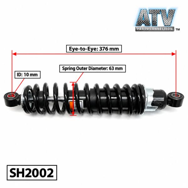 ATV Parts Connection - Rear Shock for Honda 52400-HM4-A10 FourTrax 300 2x4 1993-2000