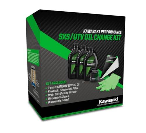 Kawasaki Oil Change Kit MULE PRO FX FXR FXT 15-20 Semi-Synthetic 99969-3836