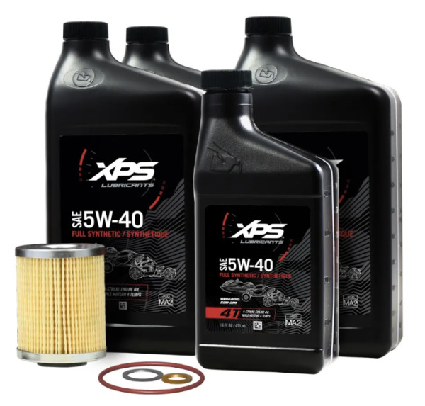 Can-Am Complete Oil Change Kit 9779487 | XPS 5W-40 Full Synthetic | Outlander 400/450 & Defender HD5