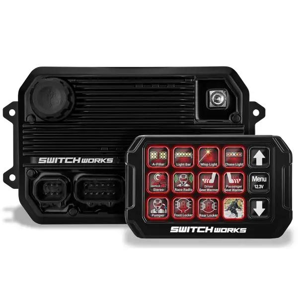 Alpha12 Digital Smart Switcher with 12-Outputs and Rollcage Mount