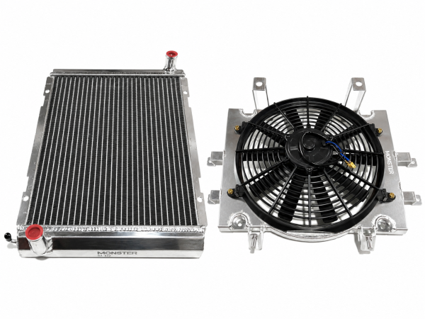 MONSTER AXLES - Monster Radiator & Fan for Can-Am Defender 709200533 709200951 709200534