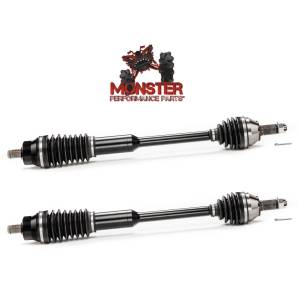 MONSTER AXLES - Monster Axles XP Series Front CV Axle and Wheel Bearing for Polaris RZR 900, RZR 4 900 2011-2014 4x4 - Image 1