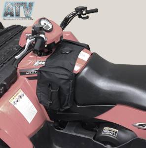 ATV Parts Connection - ATVC Cargo Storage Gas Tank Saddle Bag, Black, for ATV & Motorcycle - Image 1