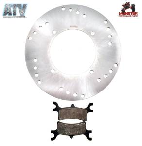 ATV Parts Connection - Monster Brakes Rear Pair Rotors replacement for Polaris 5244635, 2202414, 2203451 - Image 1