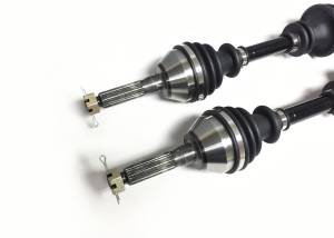 ATV Parts Connection - Front Axle Pair with Bearings for Polaris ATP 330 500 2005, Magnum 325 2005-2006 - Image 3