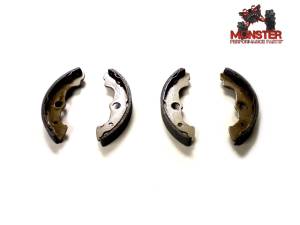 Monster Performance Parts - Monster Front Brake Shoes for Honda Replaces 06450-HC5-405 451A0-HC5-670 - Image 1