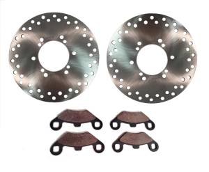 ATV Parts Connection - Front Brake Rotors with Pads for Polaris 5242935, 5243676 - Image 1