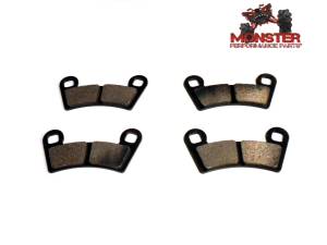 Monster Performance Parts - Set of Front Brake Pads for Polaris Outlaw 450, Outlaw 525, RZR 570 800 - Image 1